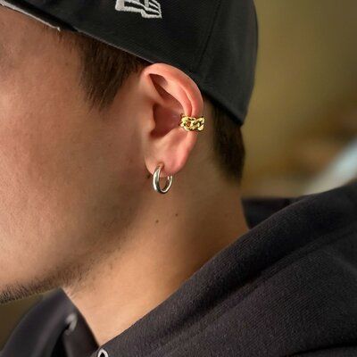 Curb Chain Ear Cuff/ ゴールド