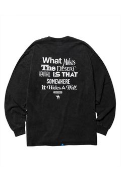 [ラスト1点 サイズL] MULTI FONT L/S TEE / ブラック