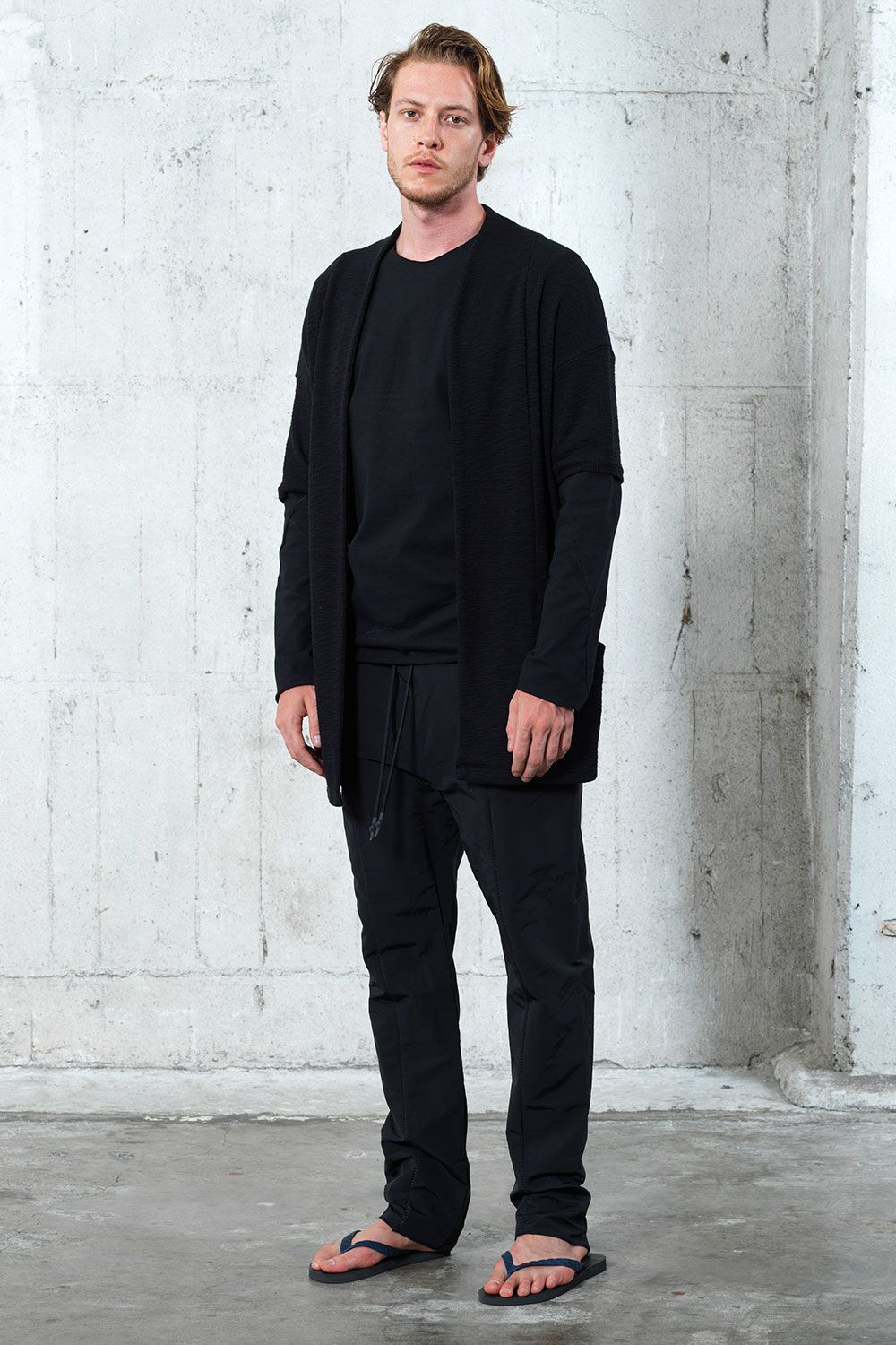 RIPVANWINKLE - SLUB JERSEY CARDE / ブラック | Tempt