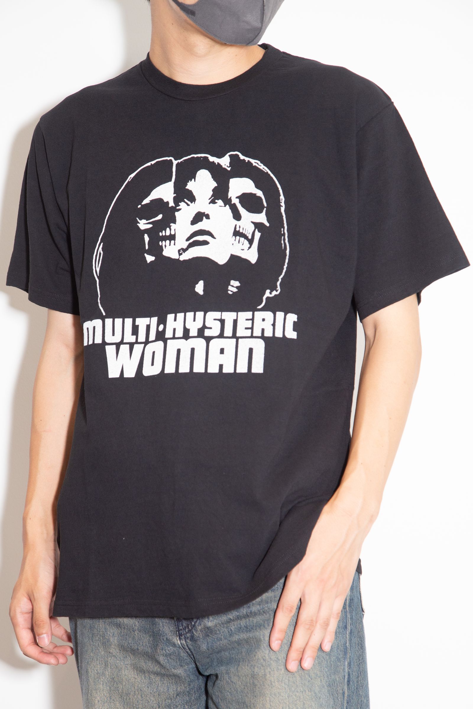 MULTI HYSTERIC SKULL Tシャツ / ブラック