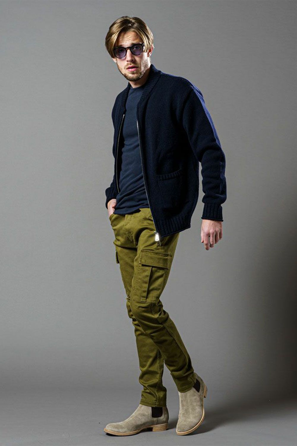 wjk - M65 skinny pants / カーキ | Tempt