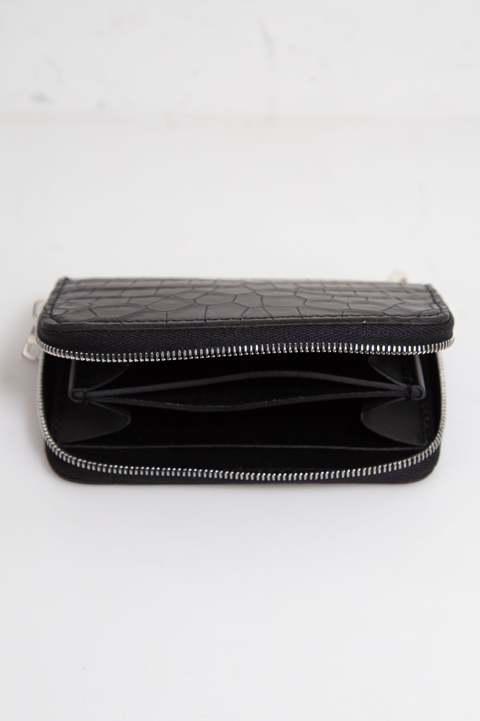 ISAMU KATAYAMA BACKLASH - CROCODILE COIN PURSE / ブラック | Tempt