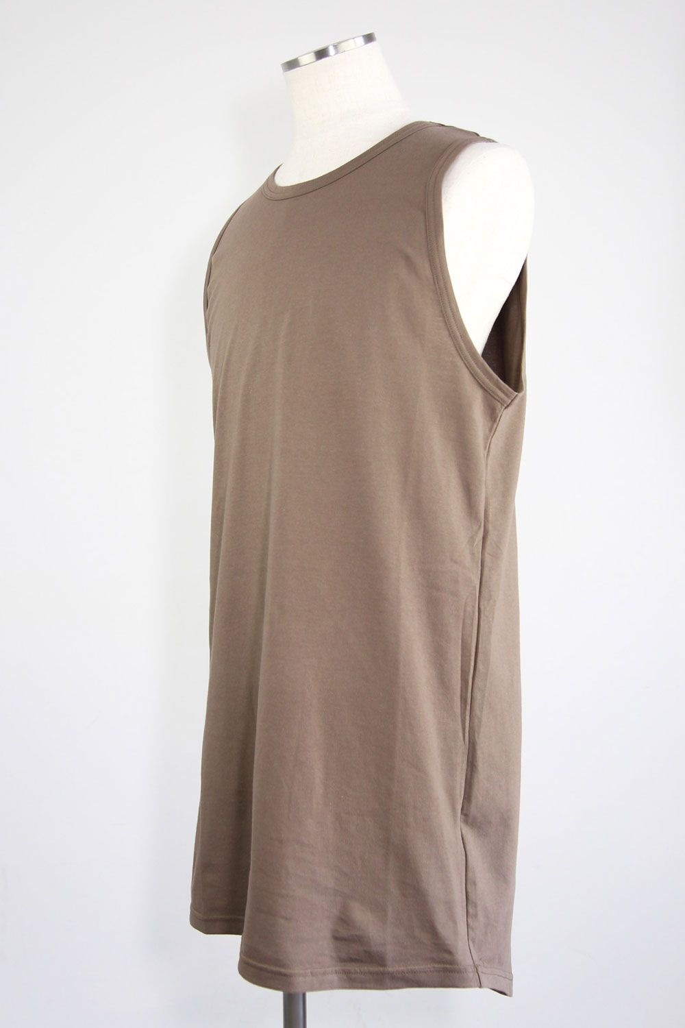 ロングタンクトップ / Long Tank Top / ブラウン / ag-6083-1