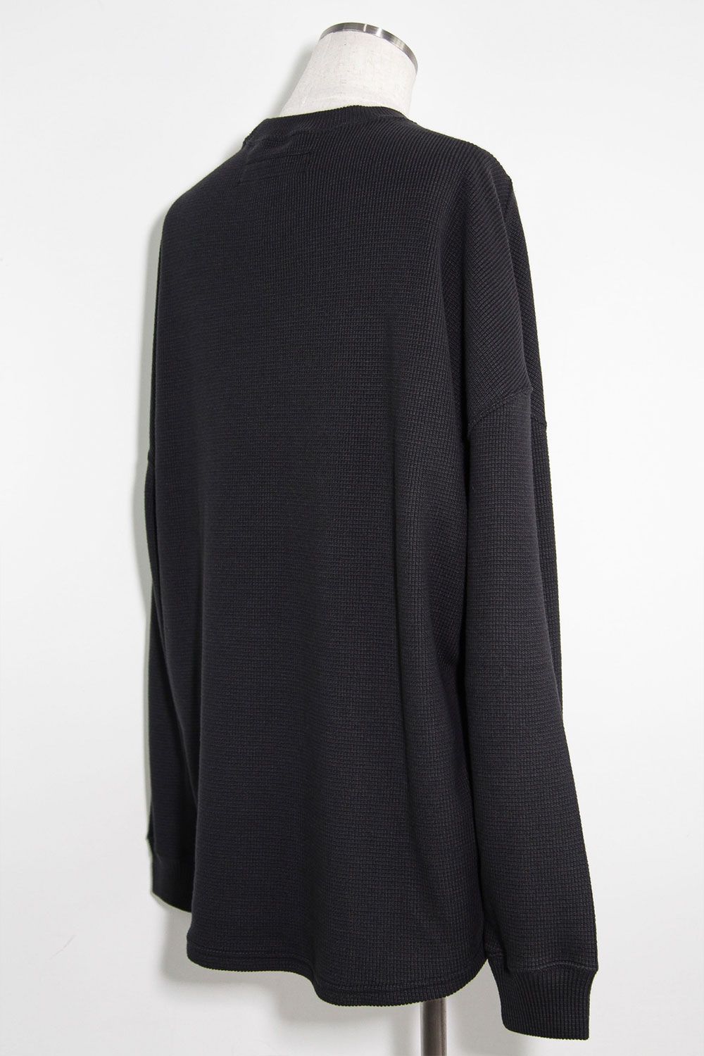 リブニットオーバーサイズトップ / Rib Knit Over Size Top / ダークグレー / ag-10093-2