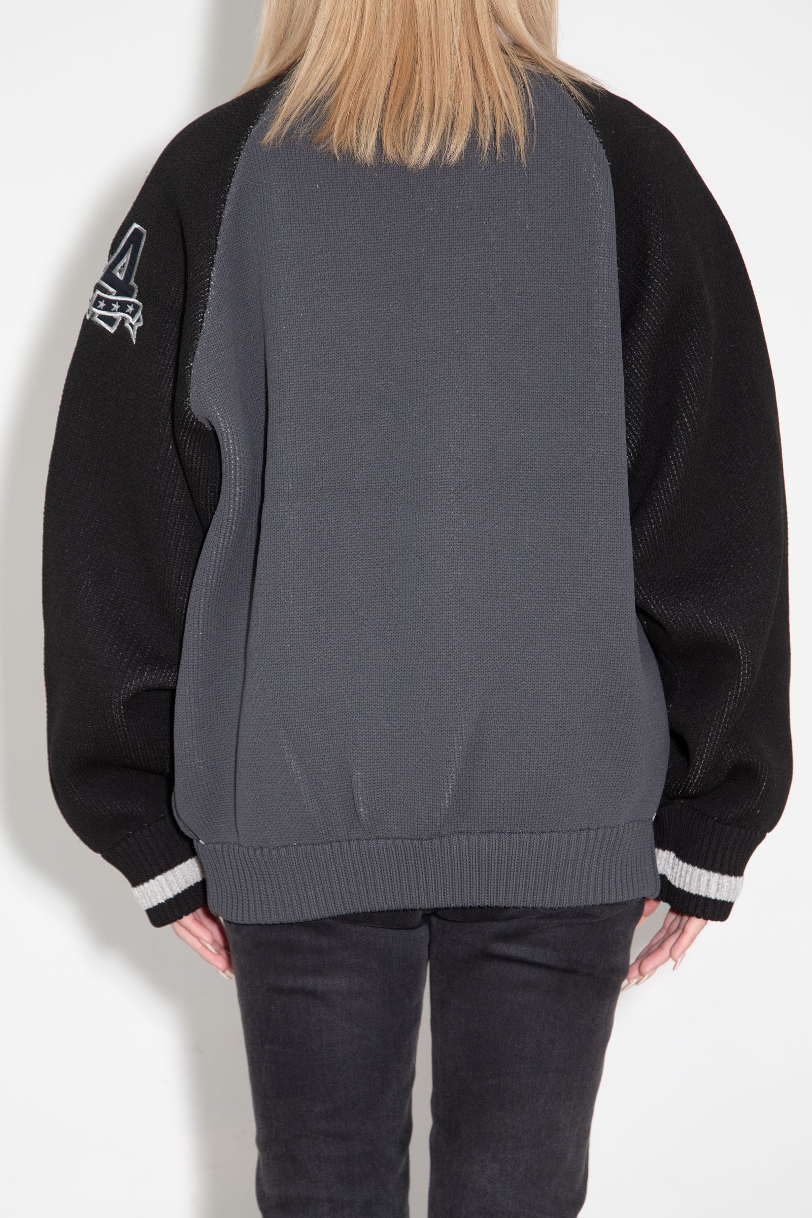 STADIUM KNIT JACKET / ブラック