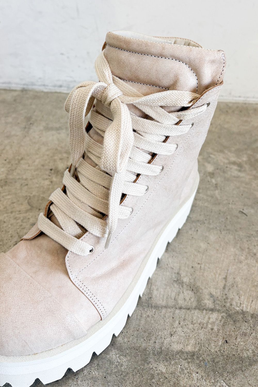 [ラスト1点 サイズ42] BOOTS / アッシュピンク×ホワイト