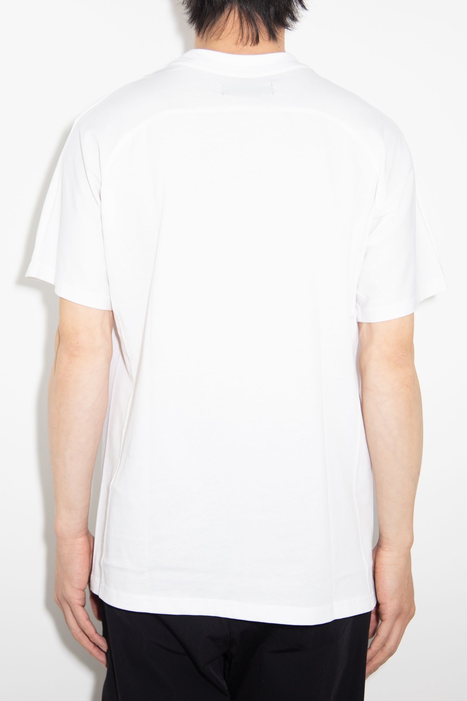 BEADED LOGO T-SHIRT / ホワイト