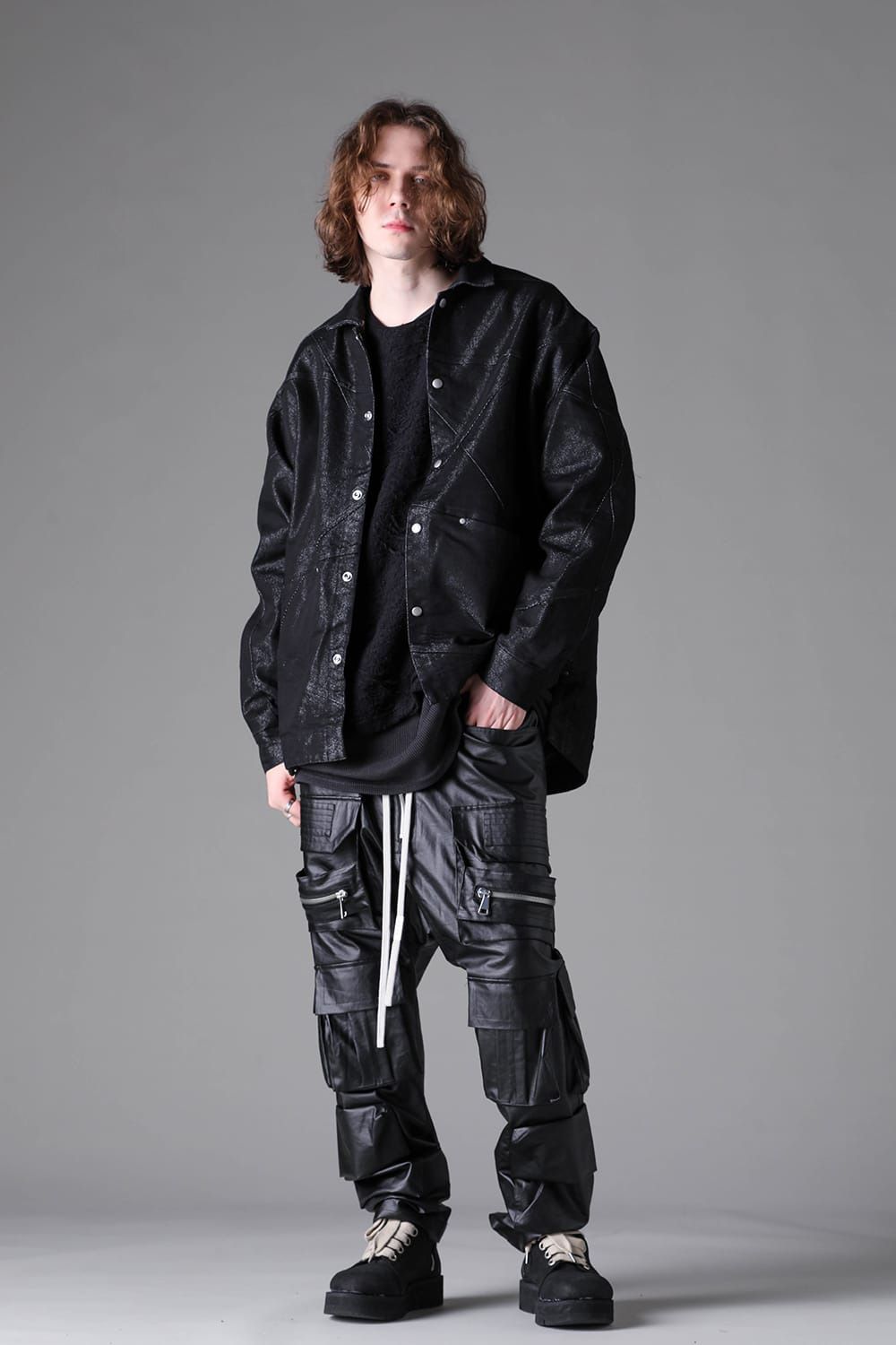 Randomly Panelled Denim Shirts