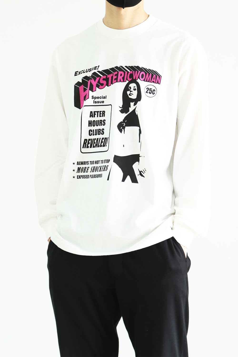 HYSTERIC GLAMOURクロップドTシャツ ホワイト HYSTERIC GLAMOUR - METAL HYSTERIC Tシャツ / ホワイト | Tempt