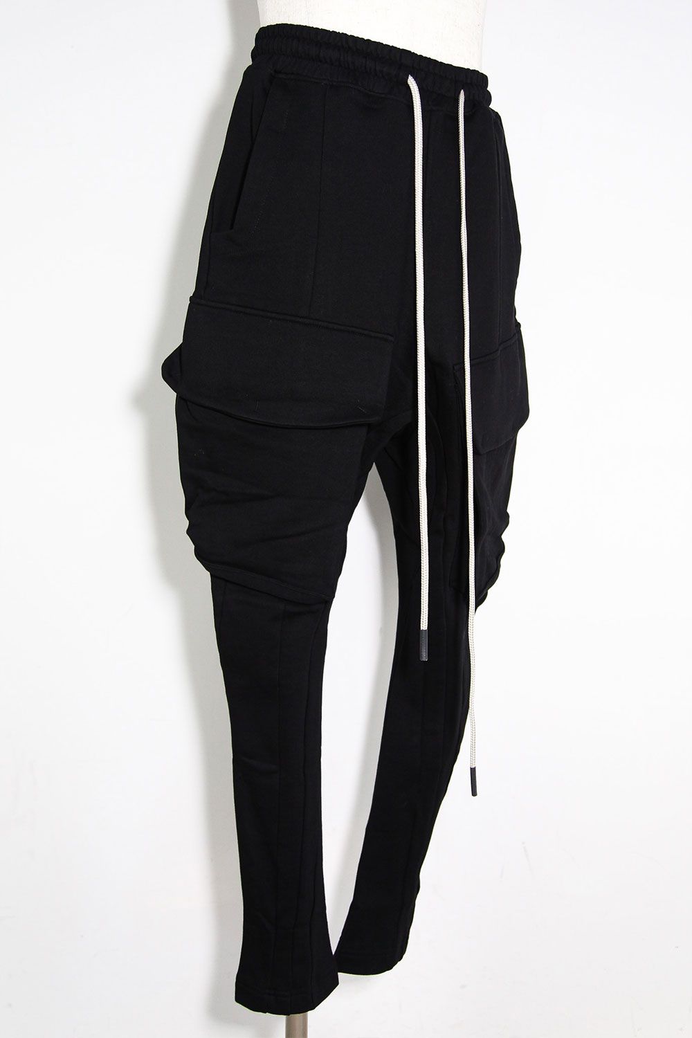 ジョッパーカーゴスウェットパンツ / Sweat Cargo Jodhpurs / ブラック / ag-10046