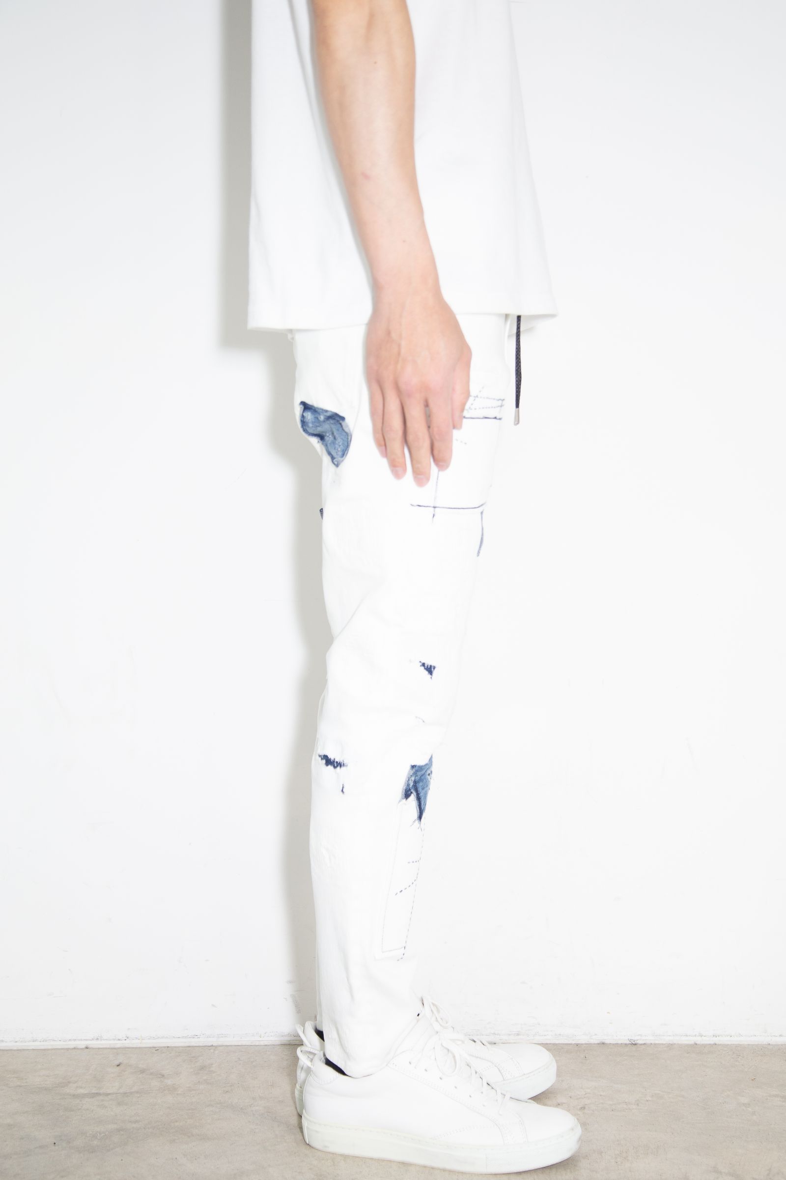【人気定番商品】MICK DENIM JERSEY / ホワイトリメイク