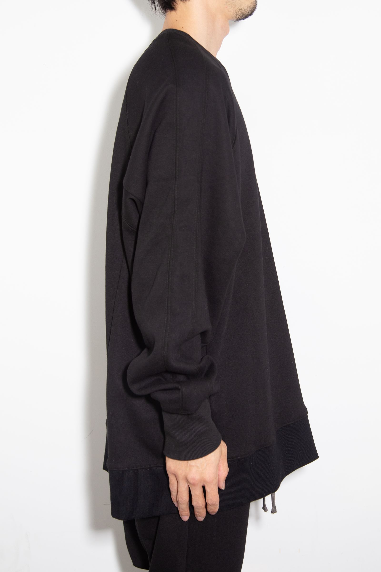 ボンバーヒートオーバーサイズスウェット / Bomber Heat Dolman Pullover / ブラック / ag-6005
