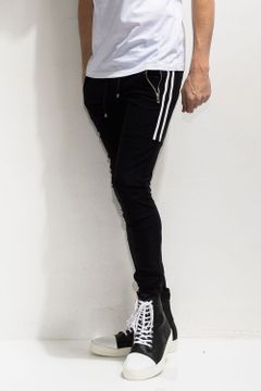 【人気定番商品】Johnson LINE NYLON PT / ブラック×ホワイト