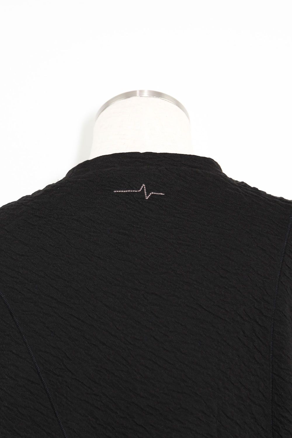 LONG SLEEVE T-SHIRT 223-301 / シボ加工ロングスリーブTee / ブラック
