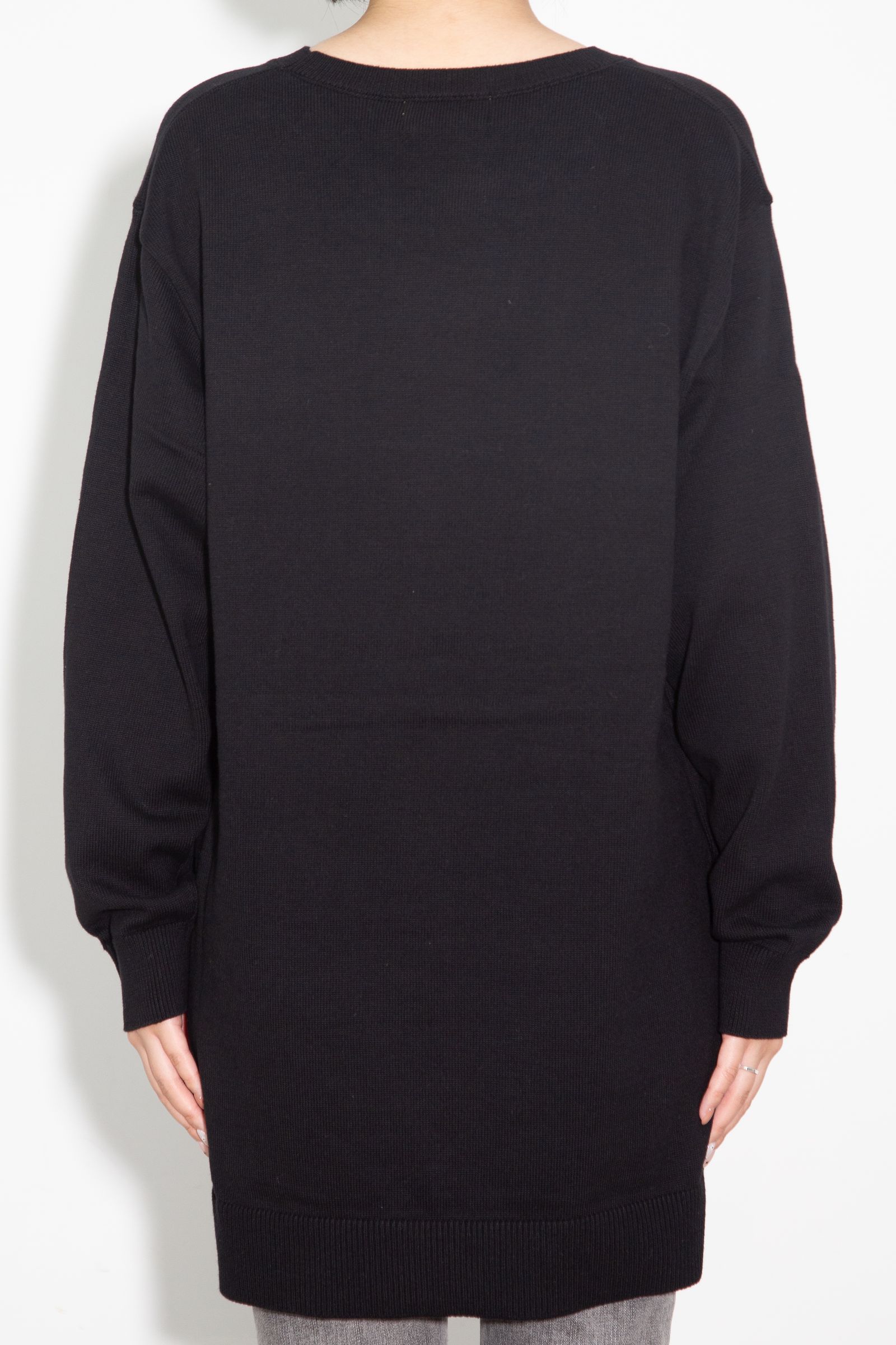 FLAME WOMAN編込 ワンピース / ブラック