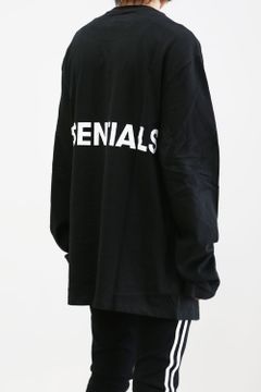 BACK LOGO L/S TEE / ブラック