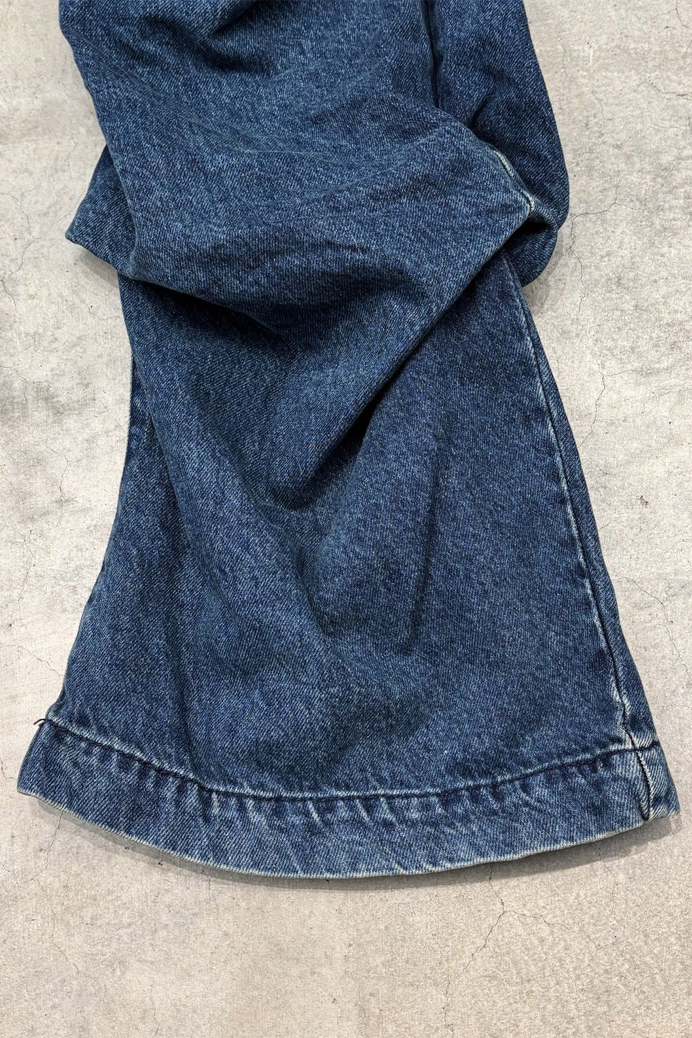 デニムタックスリムバギーパンツ / Denim Tuck Slim Baggy Pants / ブルー / ag-8060