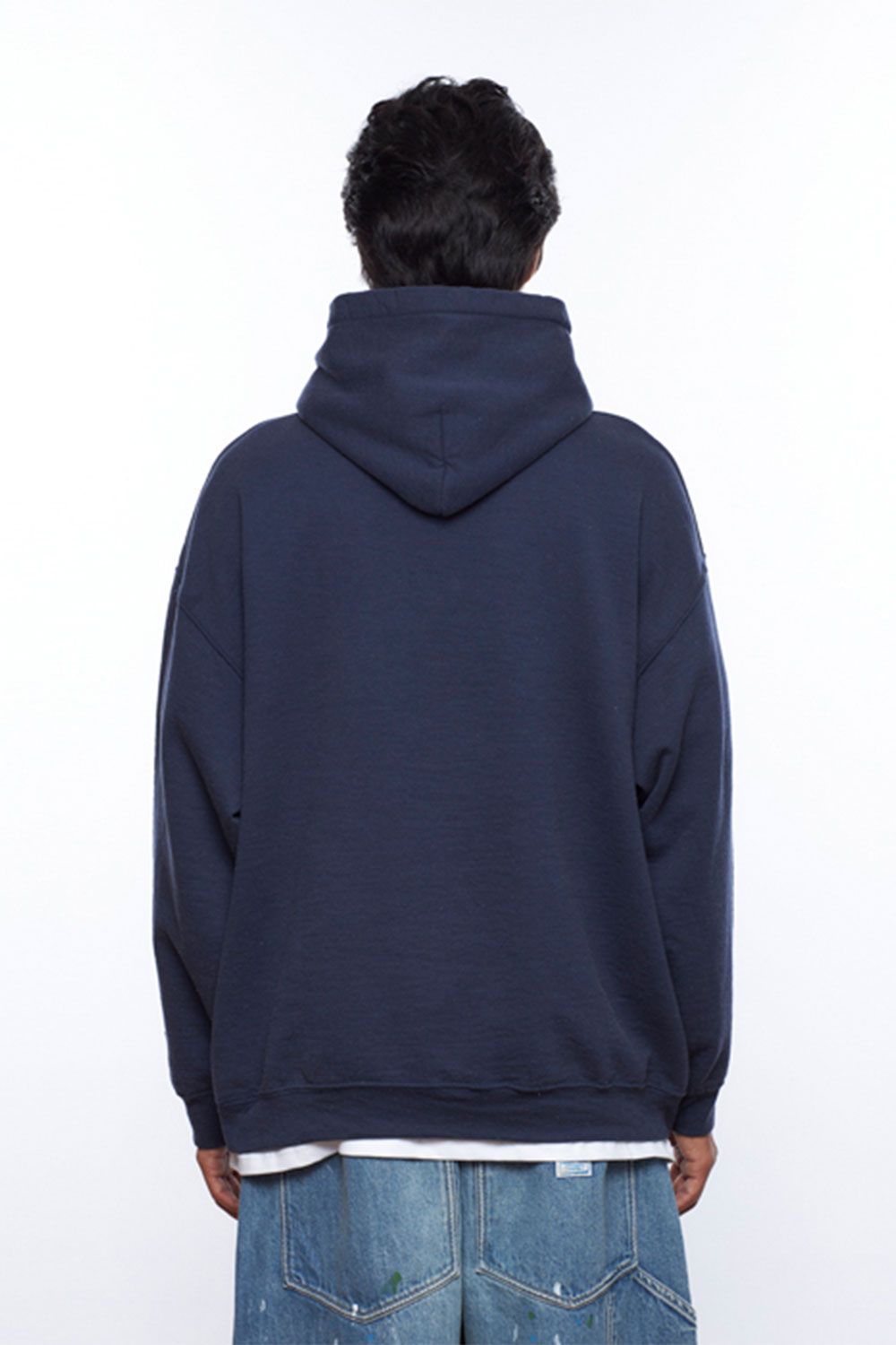 COLLEGE LOGO HOODIE / ネイビー