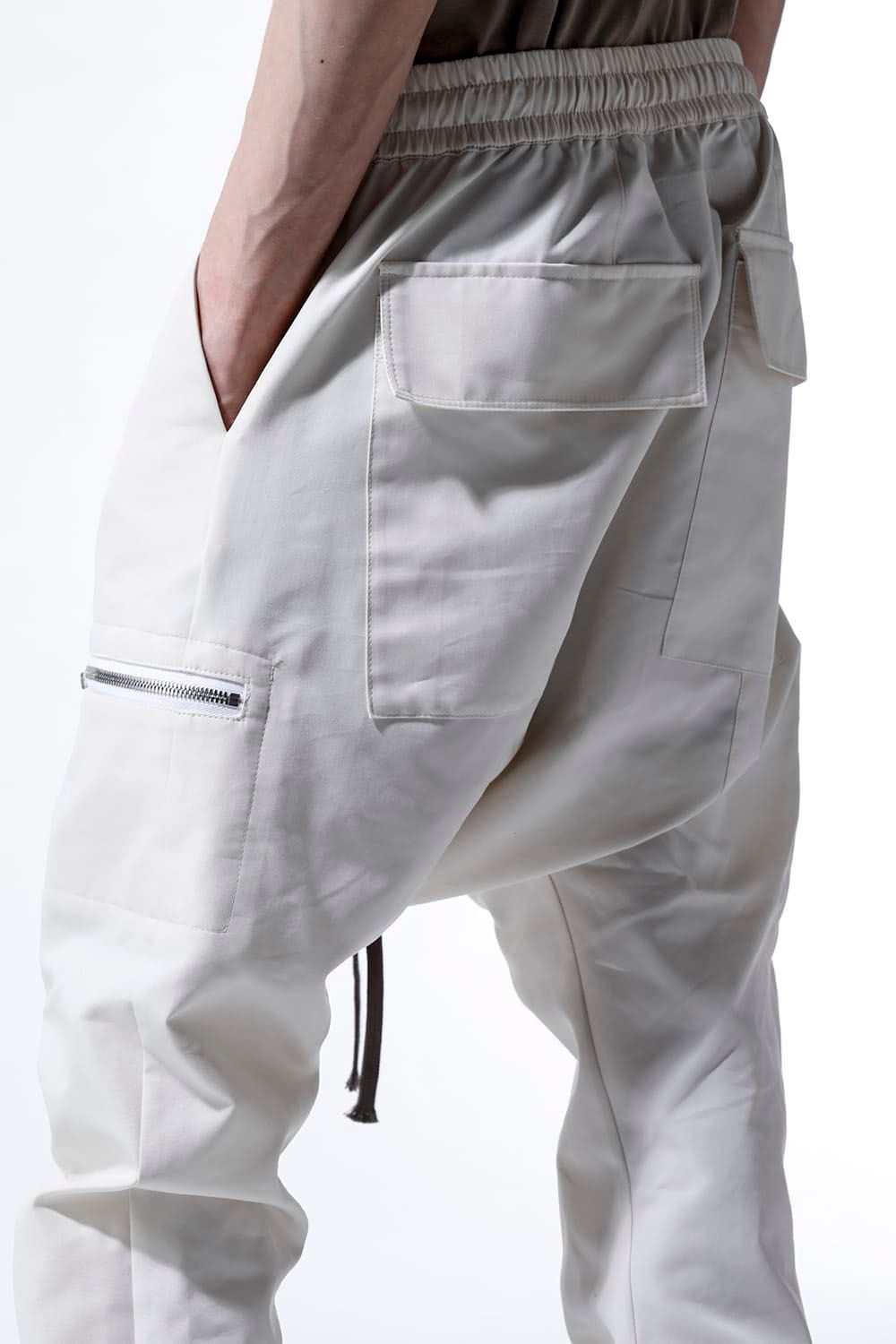 サイドジップワイドパンツ / Side Zip Long Pants / アイボリー