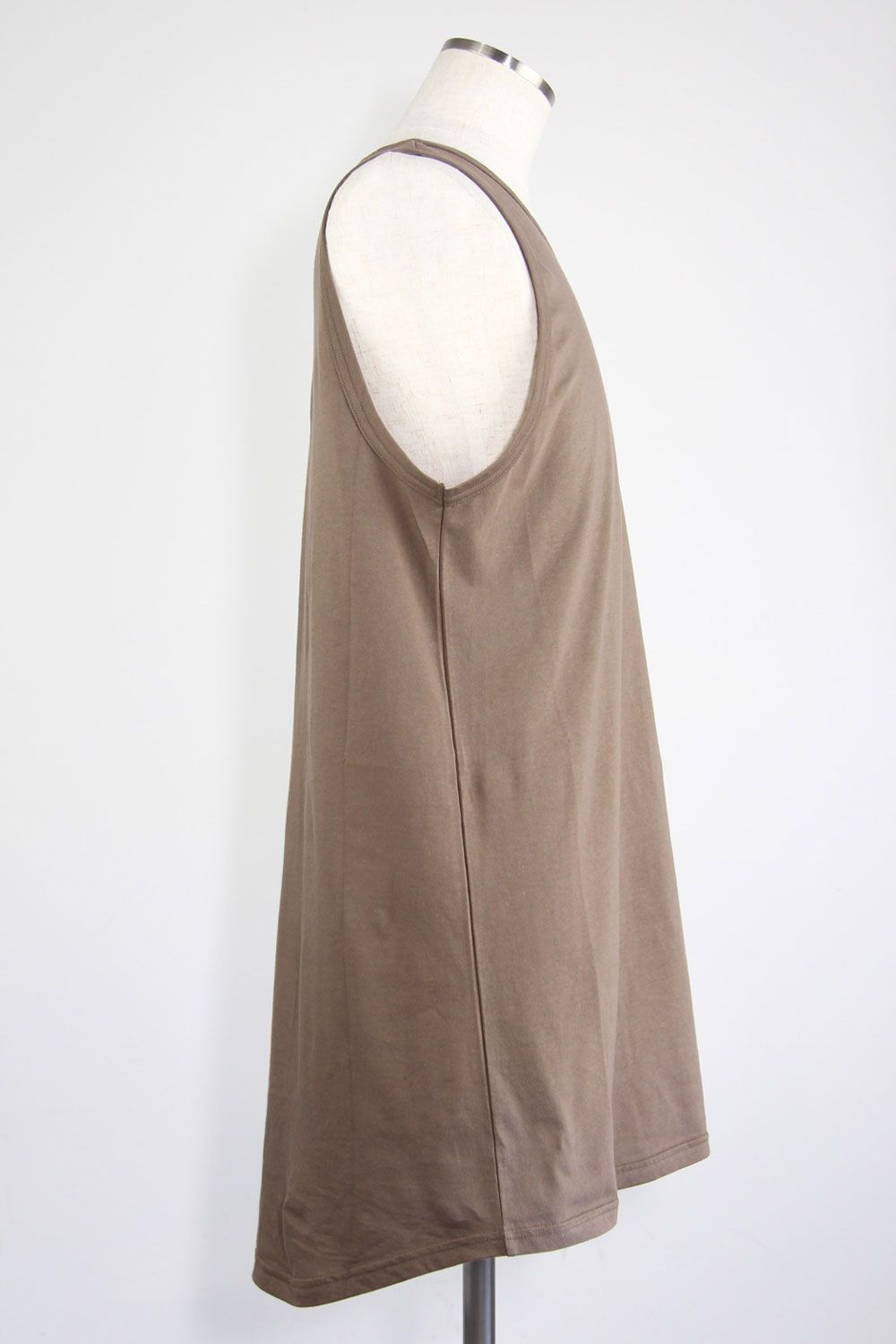ロングタンクトップ / Long Tank Top / ブラウン / ag-6083-1