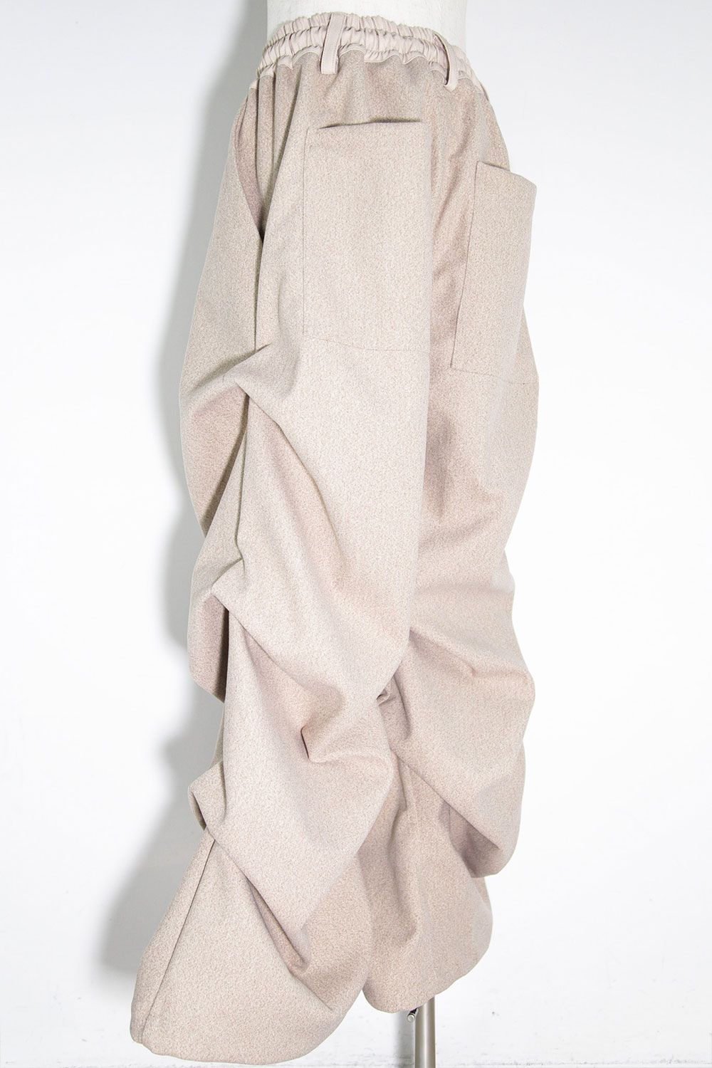 タックワイドパンツ / Tuck Wide Pants / ベージュ / ag-10080-1