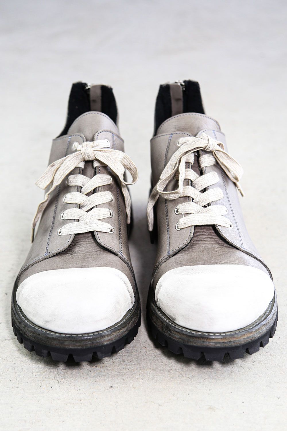 【A.F ARTEFACT x Portaille】レザーシューズ / Leather Shoes / グレー