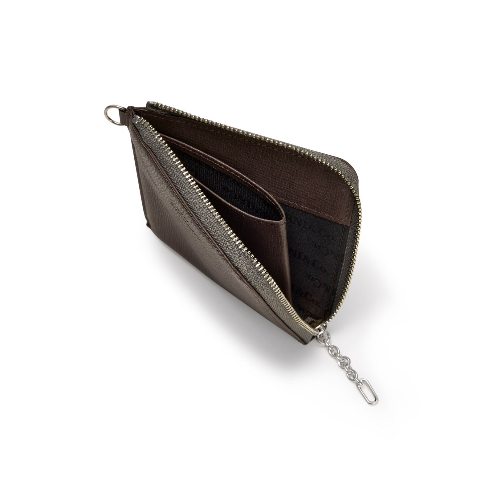 Sign Zip Slim Wallet / ブラウン