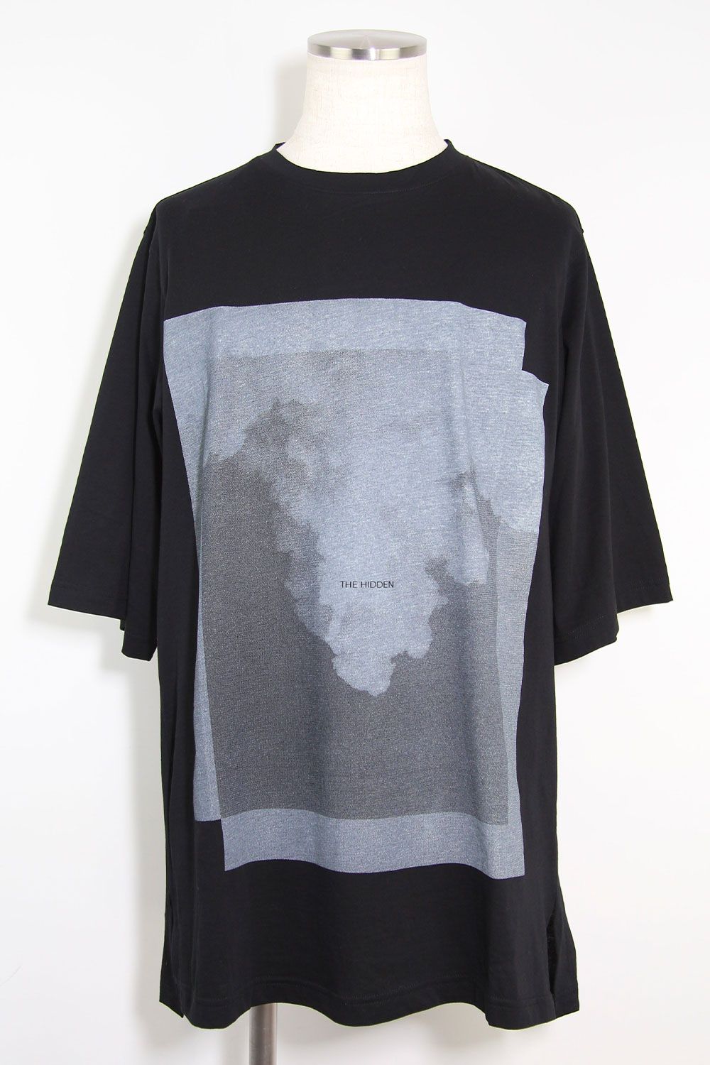 T-SHIRT 123-102 / リラックスフィットクルーネックTee / ブラック