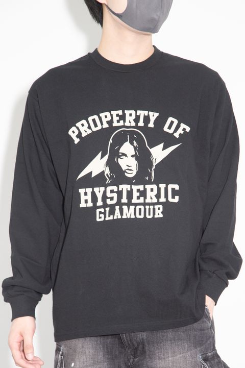 PROPERTY OF HYSTERIC Tシャツ / ブラック