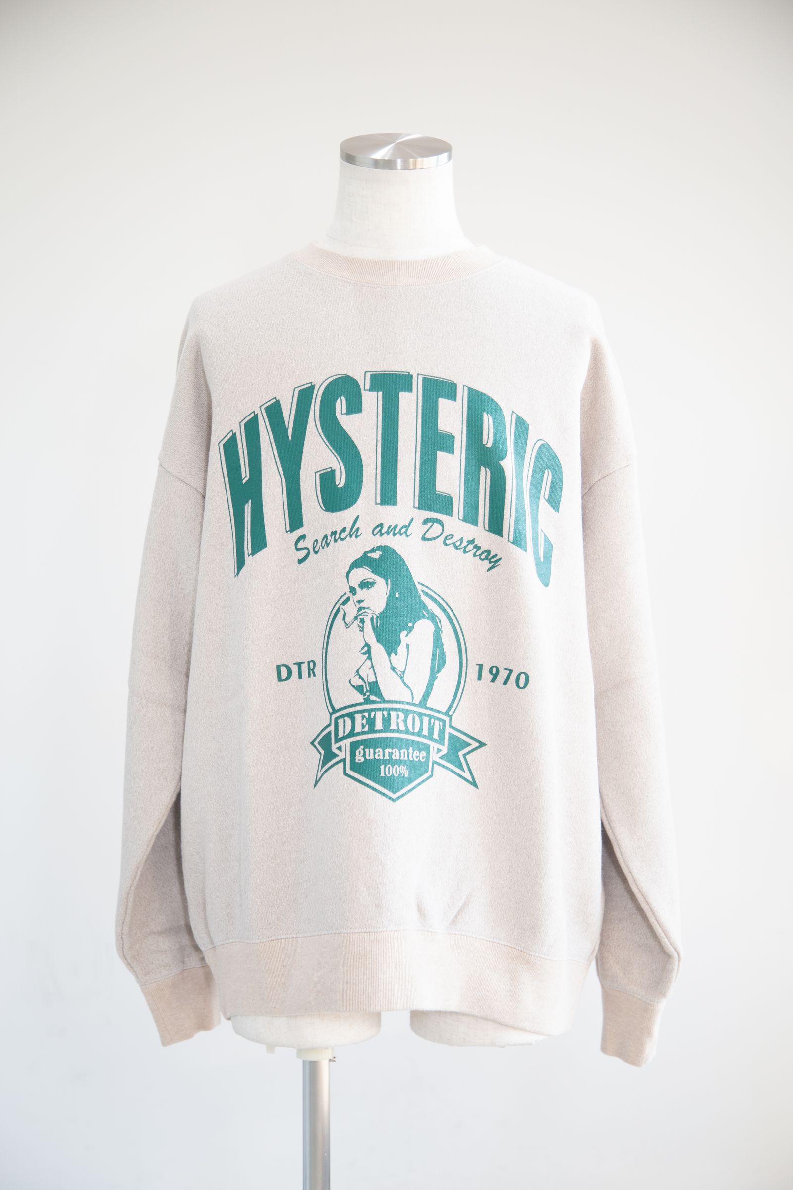 HYSTERIC GLAMOUR - DTR SMOKER オーバーサイズスウェット