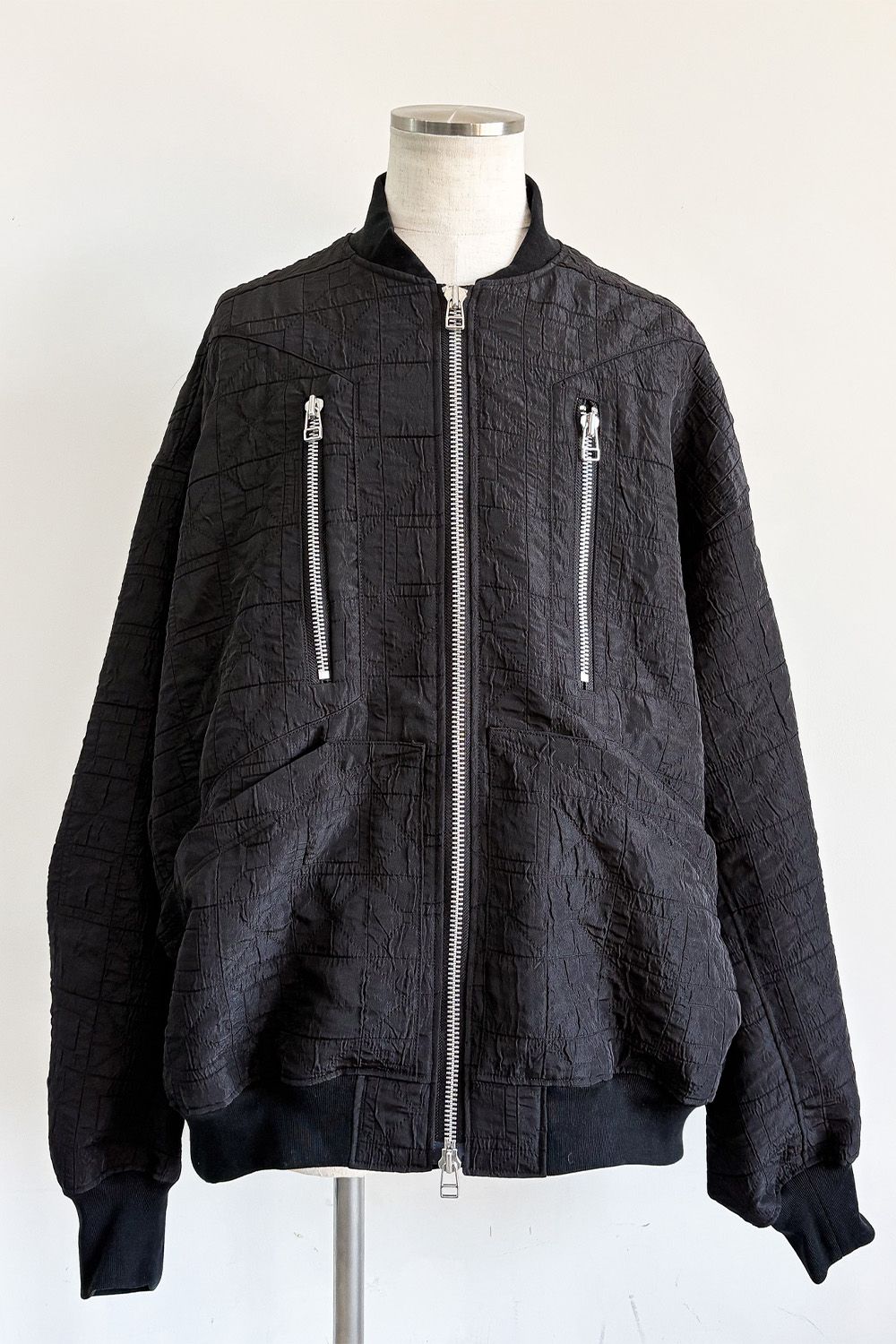 ジャンボMA-1ブルゾン / JUMBO MA-1 BLOUSON / ブラック