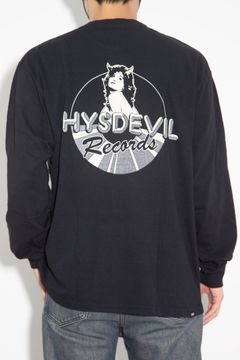 HYSDEVIL RECORDS Tシャツ / ブラック