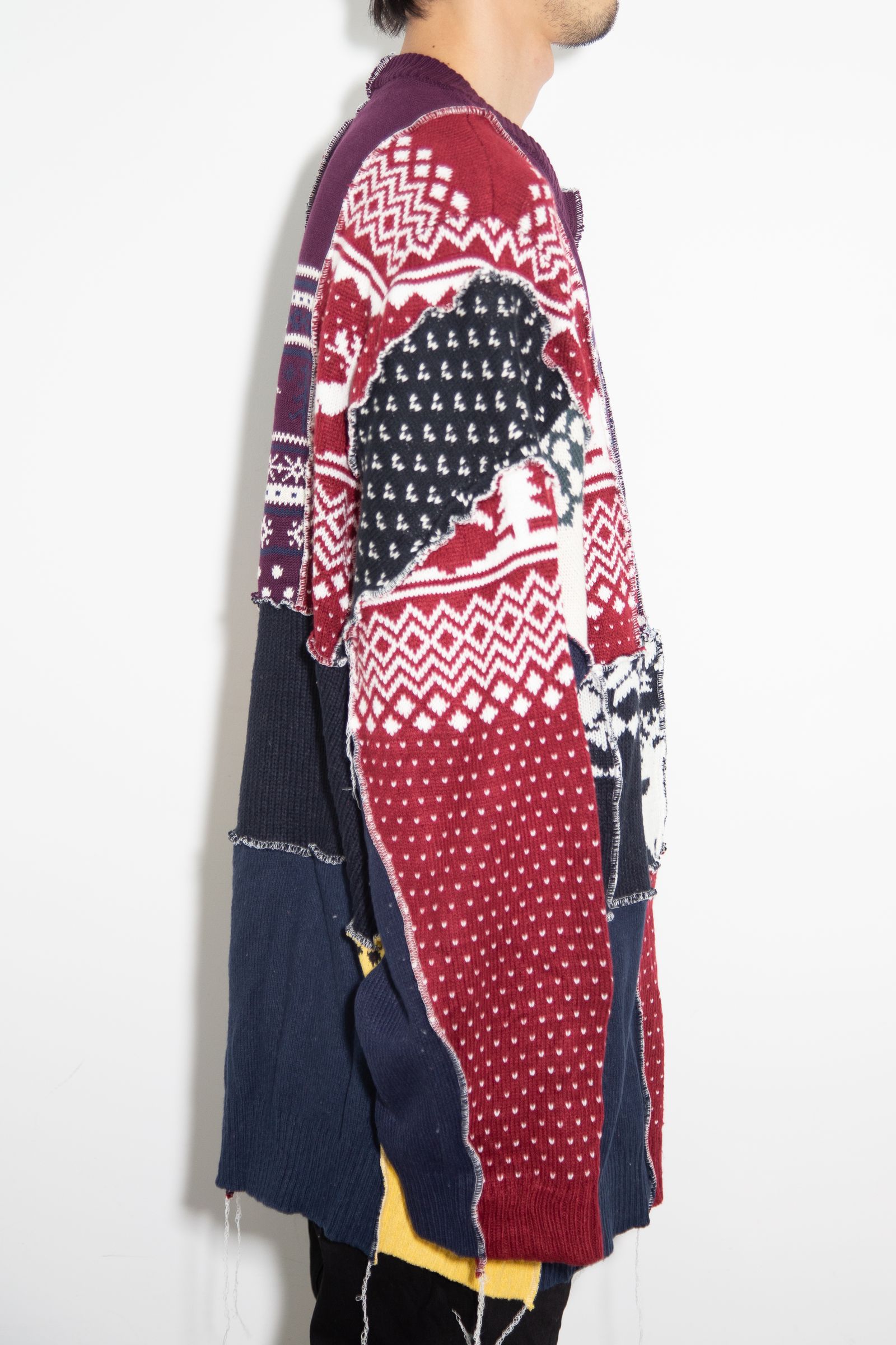 Nordic Patchwork Sweater / B