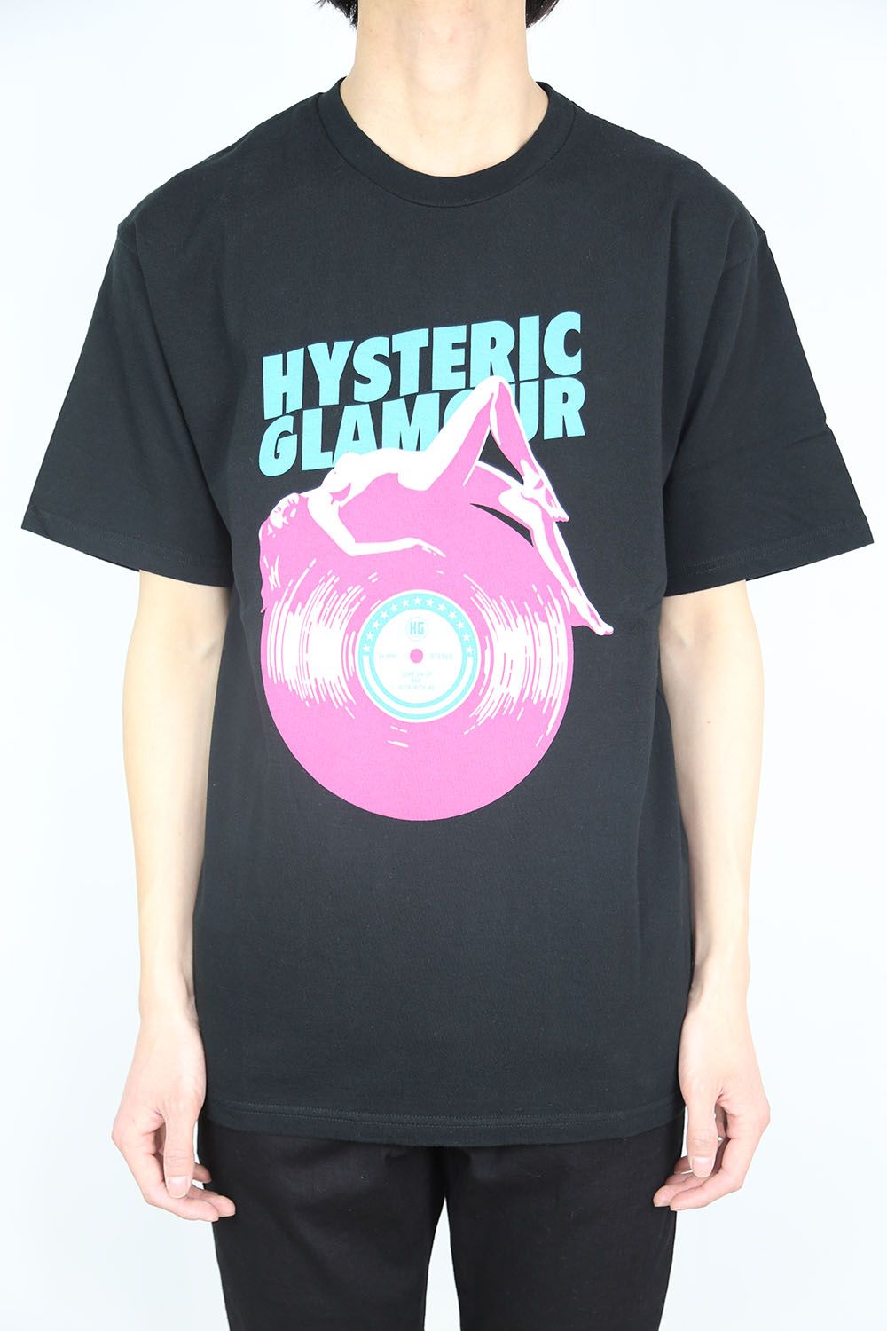 HYSTERIC GLAMOUR - SENSUAL SOUNDS Tシャツ / ブラック | Tempt