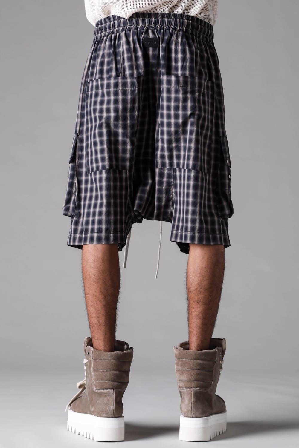 Plaid Cargo Shorts