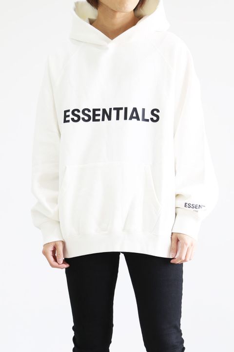 FRONT LOGO HOODIE / ホワイト
