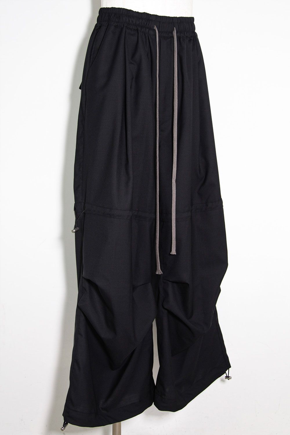 サマーウールワイドパンツ / Wide Pants / ブラック / ag-9093-1
