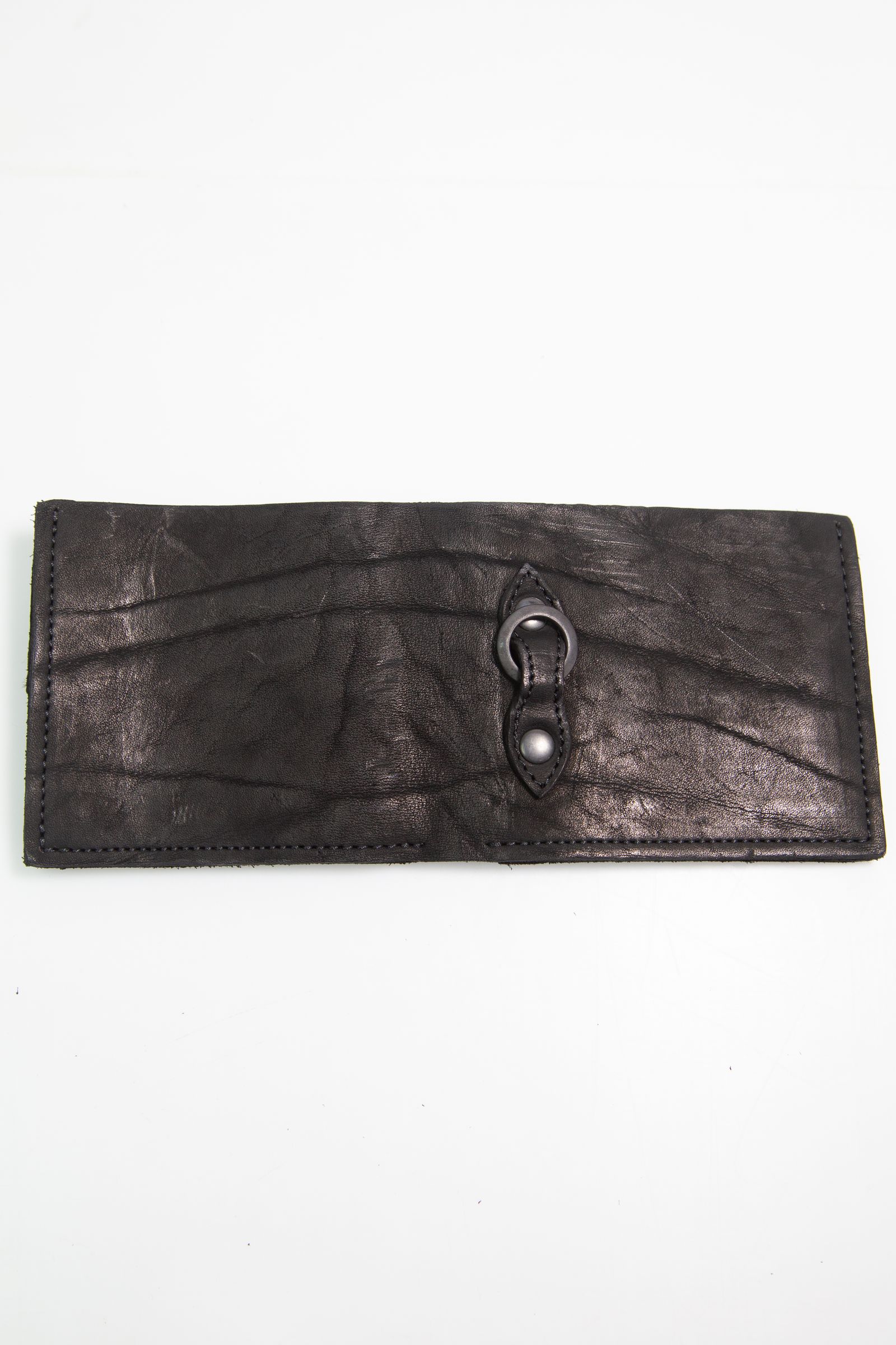 [ラスト1点] JP SHOULDER GARMENT-DYED MINI WALLET / ブラック