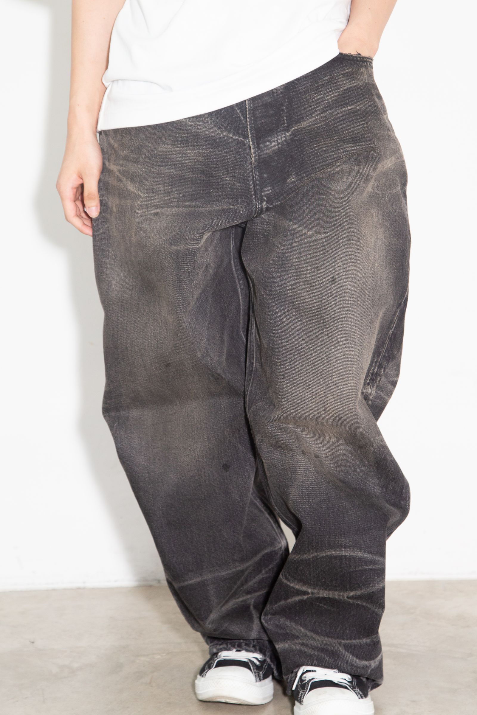 ［ラスト1点 サイズ46］Buggy Denim Jeans / ブラック