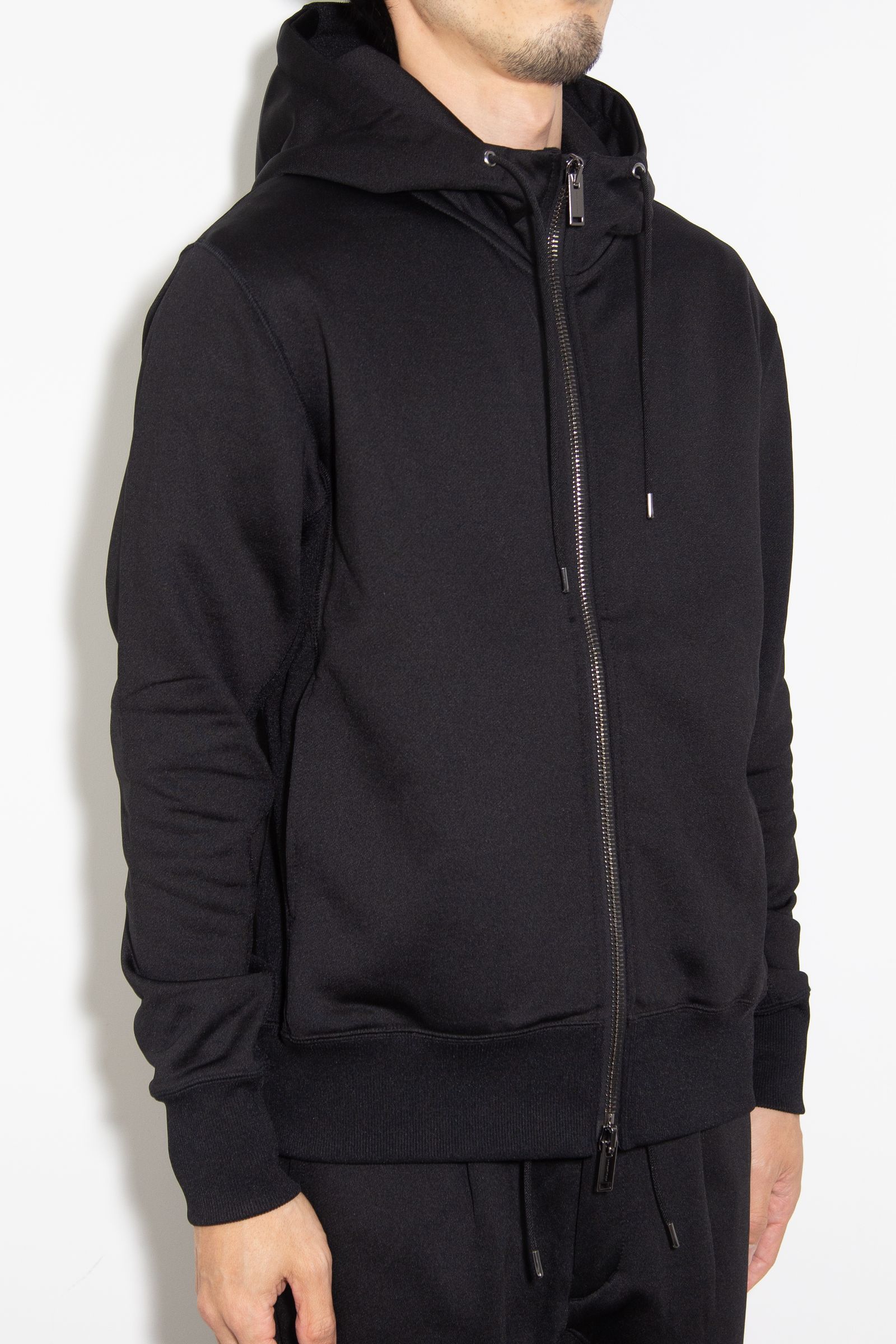 junhashimoto - GROSSRICH HIGH NECK ZIP HOODIE / ブラック | Tempt