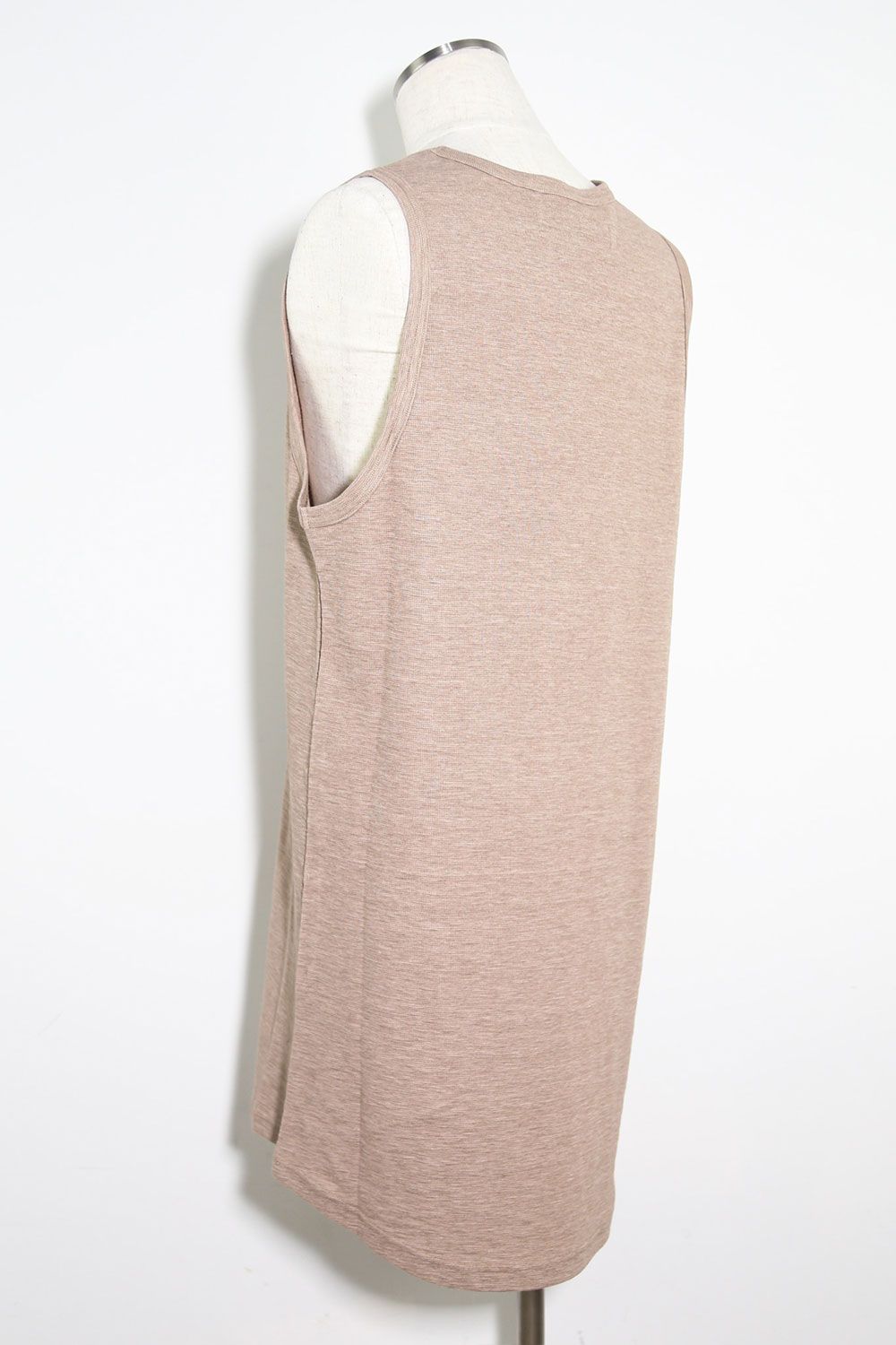 サーフニットロングタンクトップ / Surf Knit Long Tank Top / ベージュ / ag-6083-4