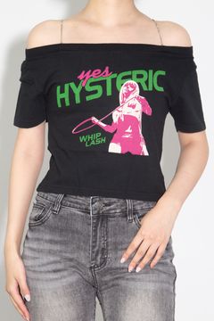 WHIP LASH ショート丈Tシャツ / ブラック