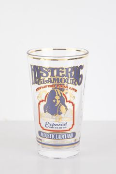 ACOUSTIC LADYLAND 1PINTビールグラス / ホワイト