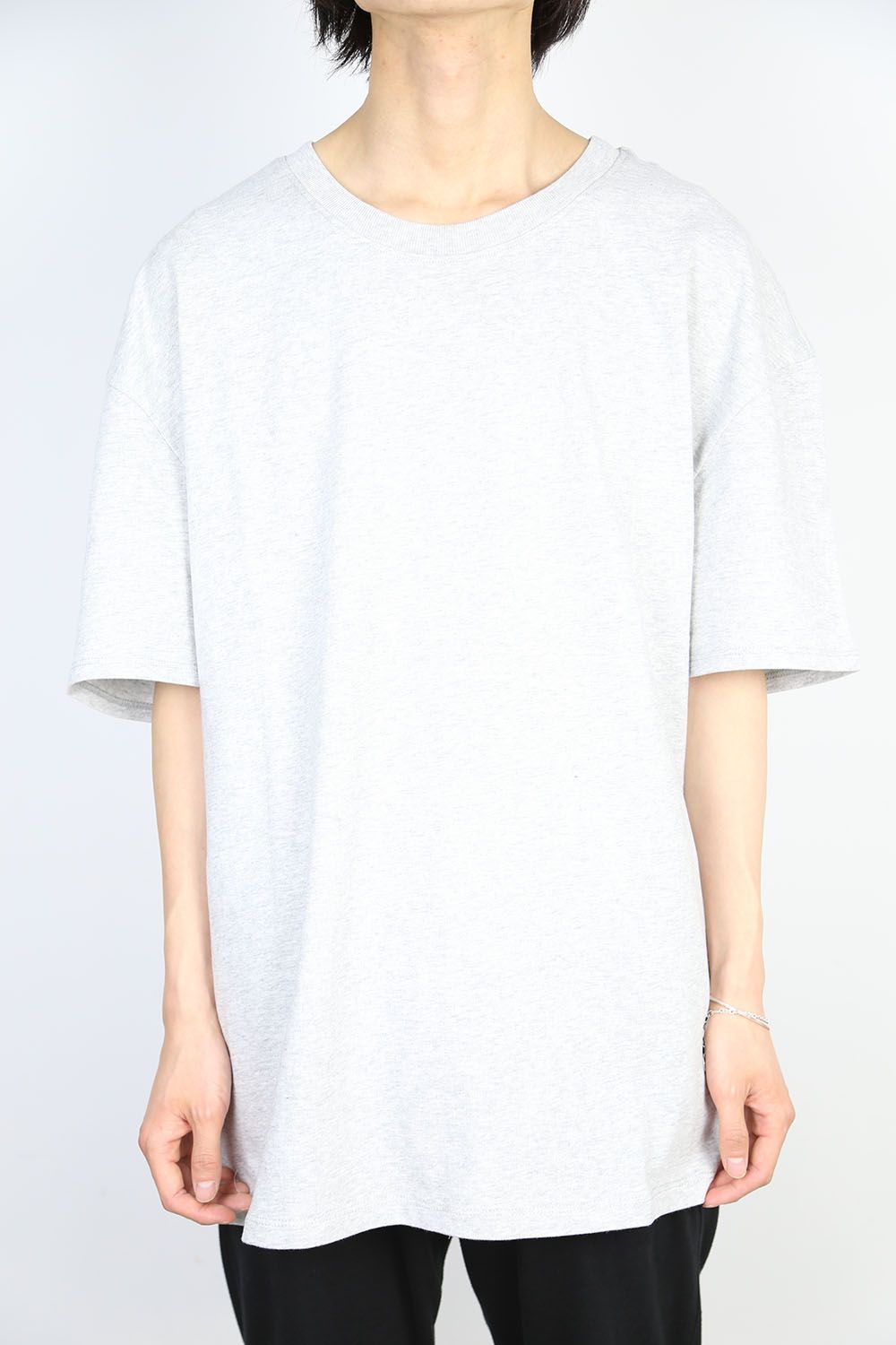 BACK LOGO S/S TEE / グレー