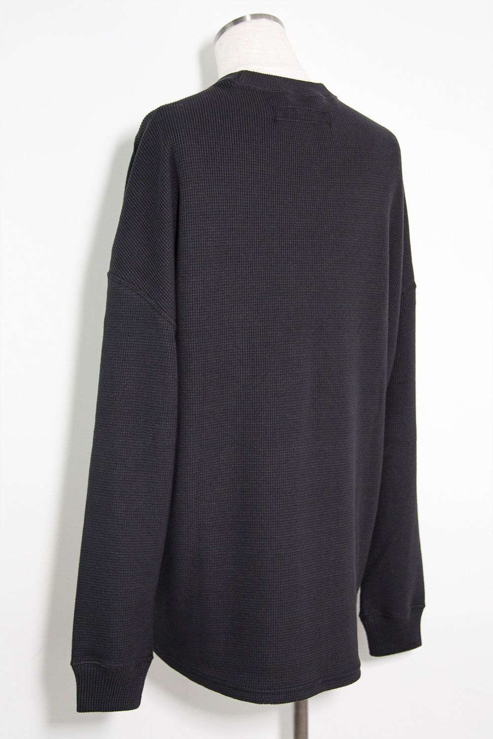 リブニットオーバーサイズトップ / Rib Knit Over Size Top / ダークグレー / ag-10093-2