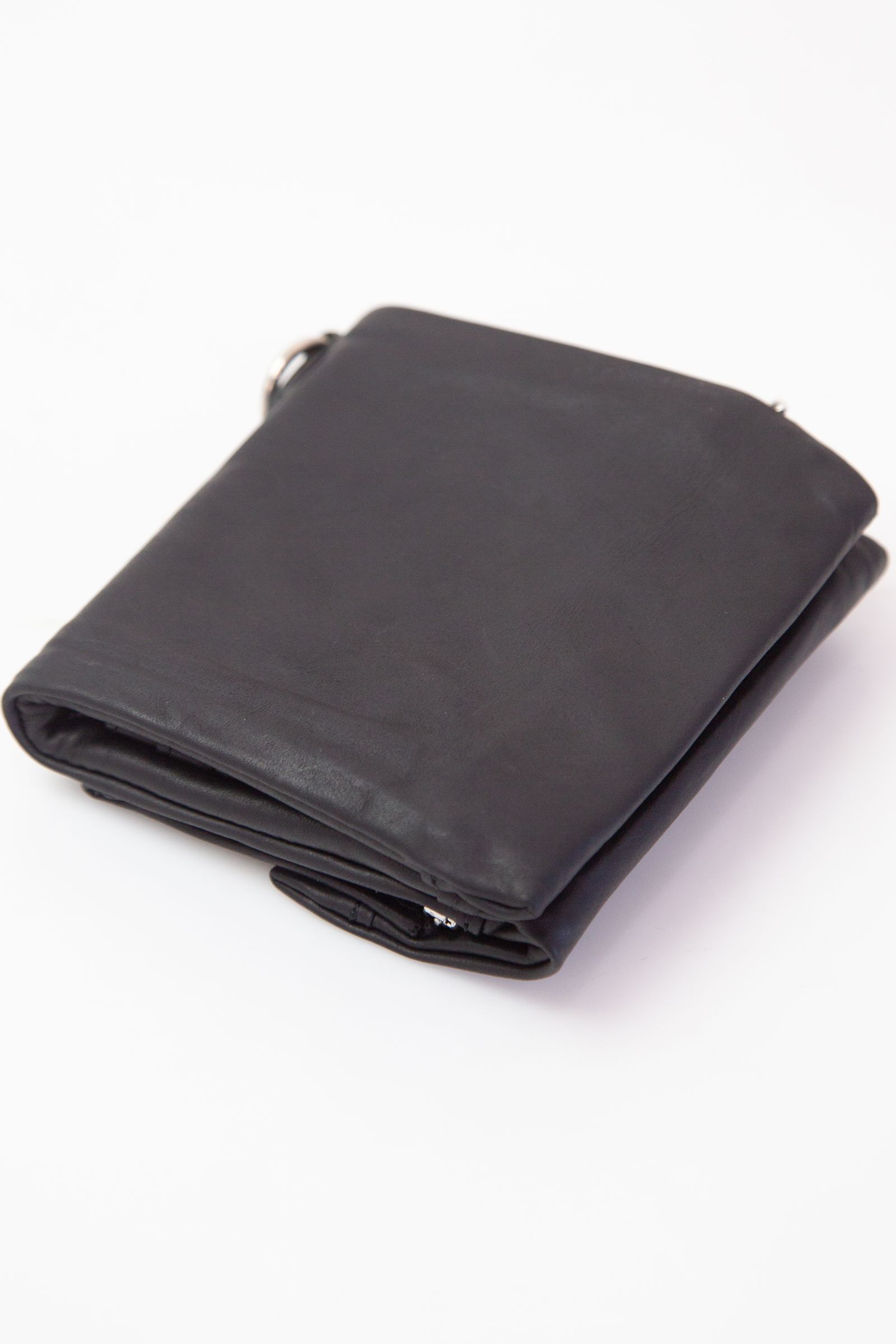 [345-40] GUIDI CALF FRENCH SEAM 2FOLD MULTI WALLET / ブラック