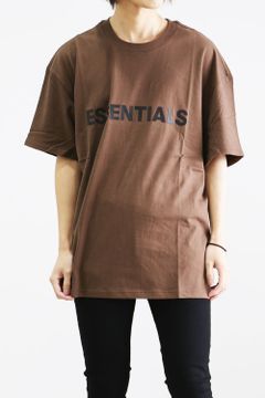 FRONT LOGO S/S TEE / ブラウン