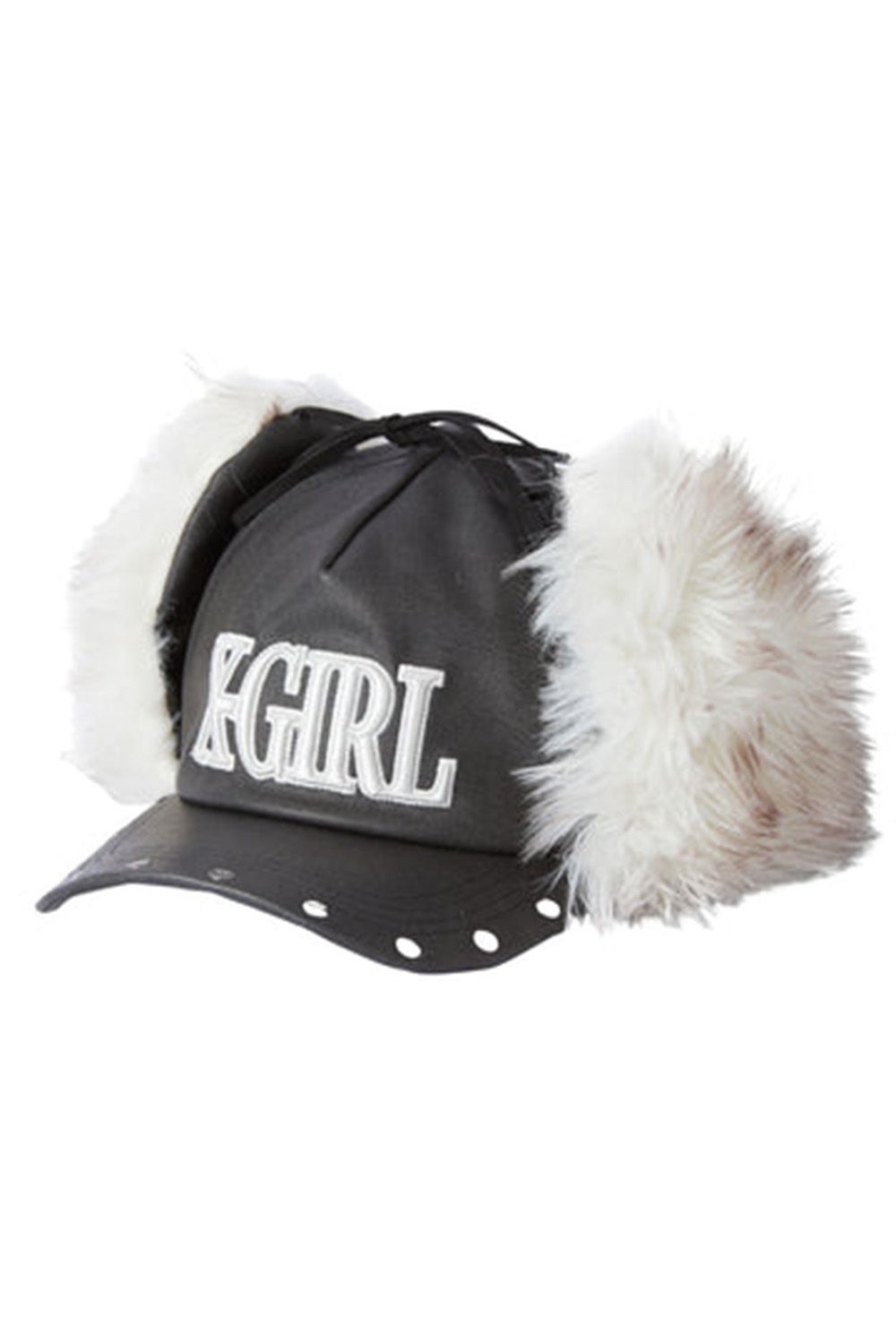 FAUX FUR EAR FLAP 5PANEL CAP