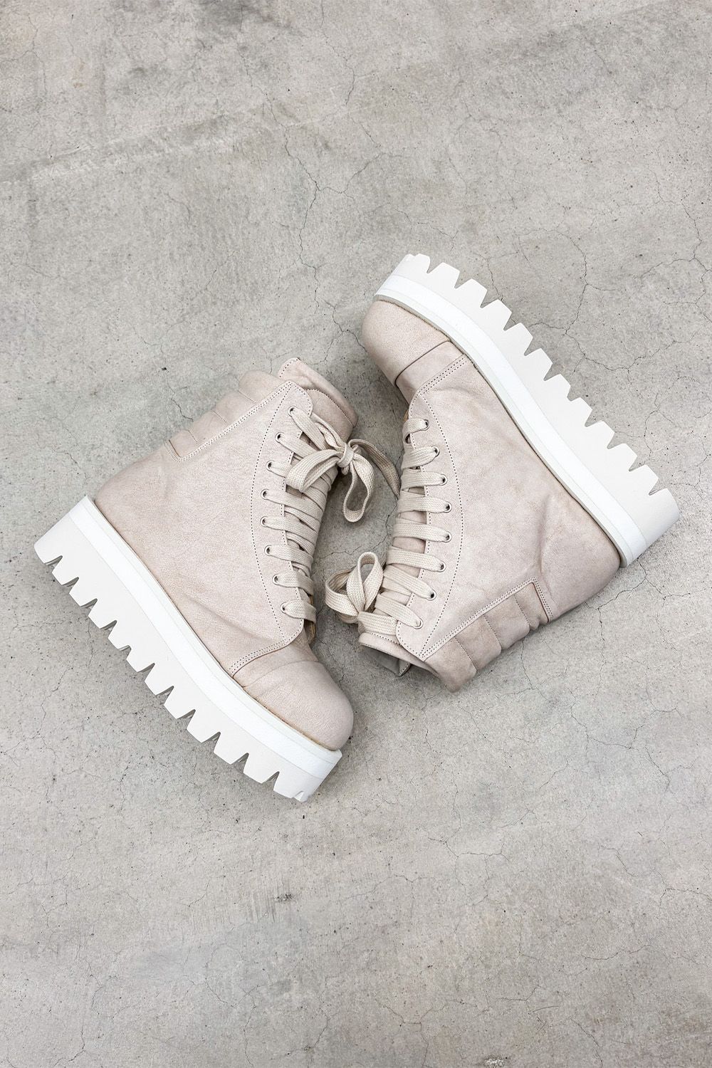 [ラスト1点 サイズ42] BOOTS / アッシュピンク×ホワイト