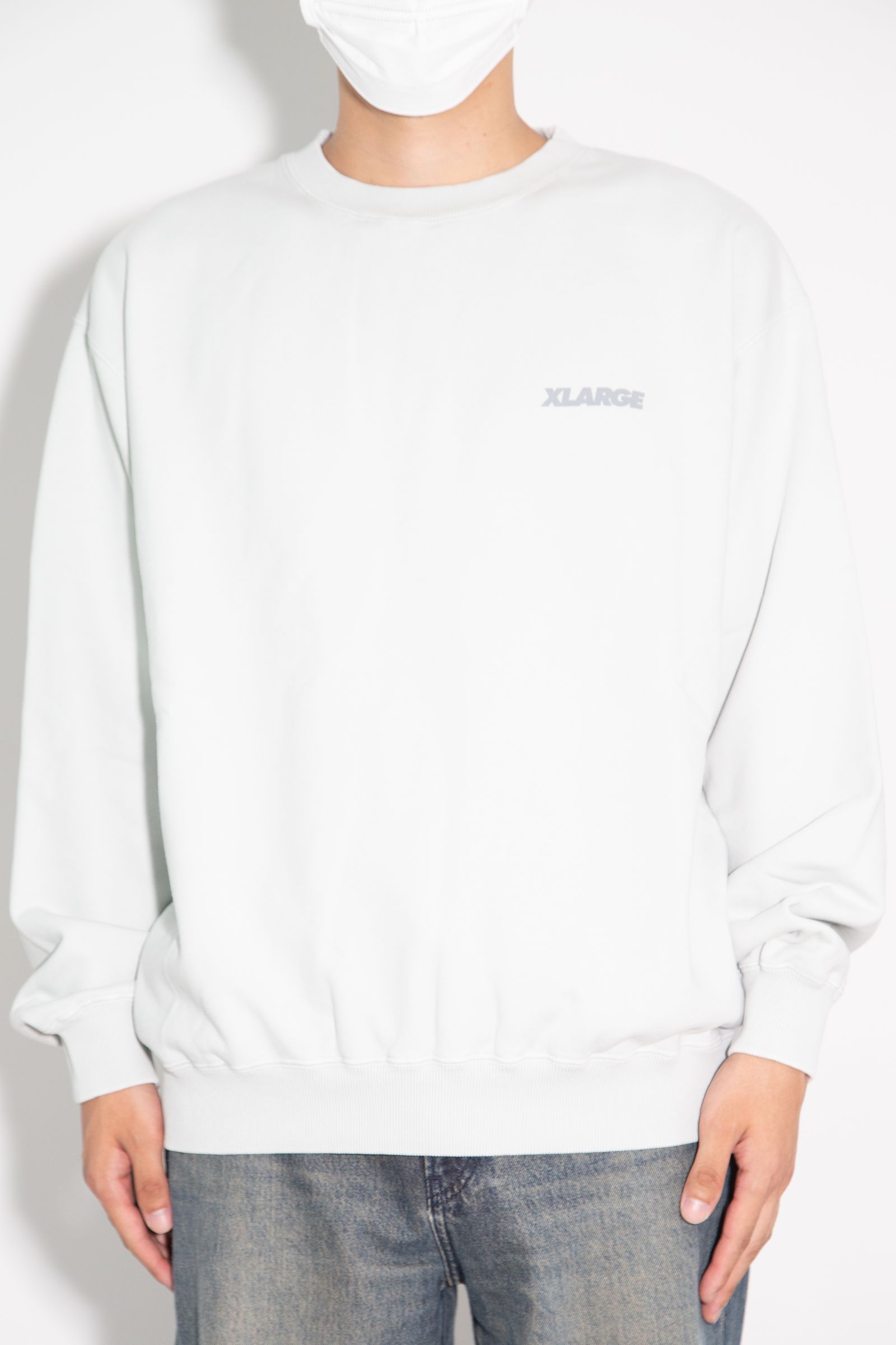 WASHED BACKSIDE OG CREWNECK SWEATSHIRT / グレー